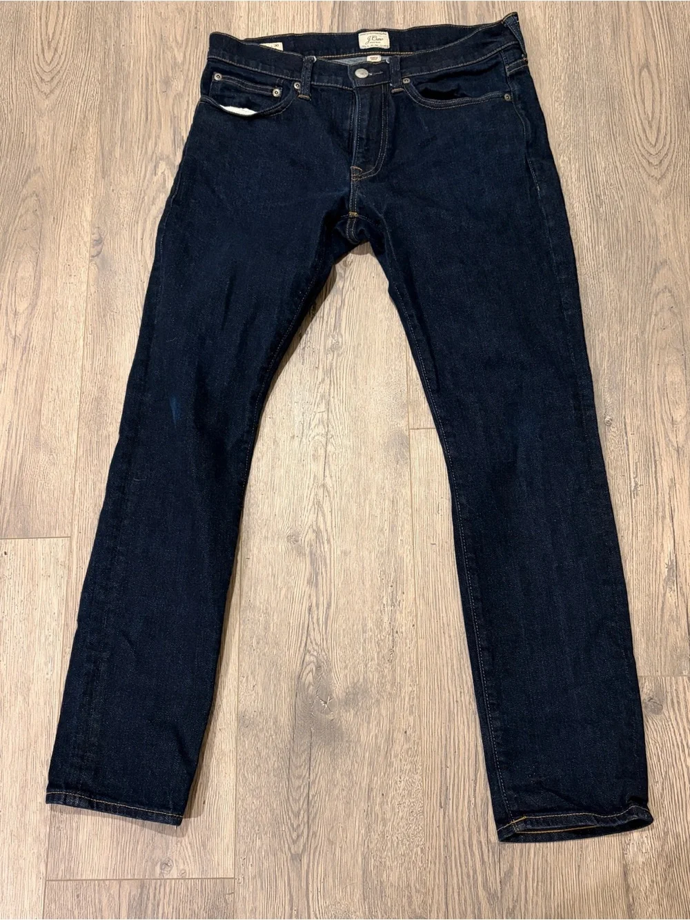 Men's J. Crew 250 Dark Blue Slim Fit Jeans